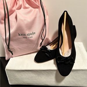 KATE SPADE Black Suede Kacey
